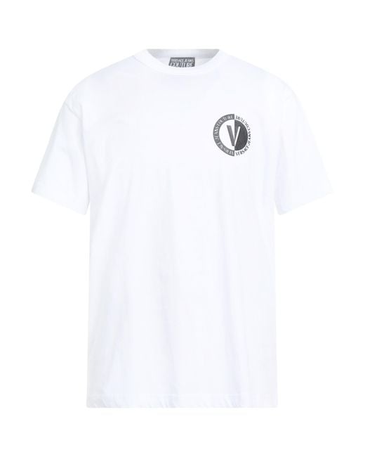 Versace Jeans Couture White T-Shirt Cotton for men