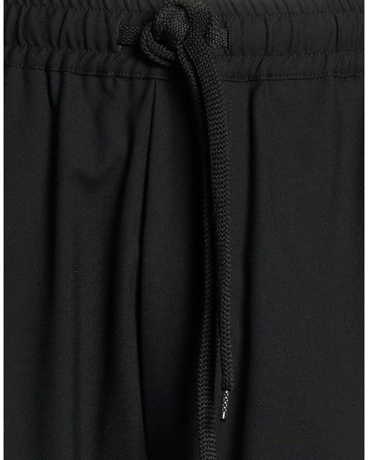 Covert Black Shorts & Bermuda Shorts Polyester, Viscose, Elastane for men