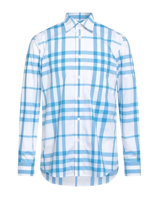 Camicia di Burberry in Blue da Uomo