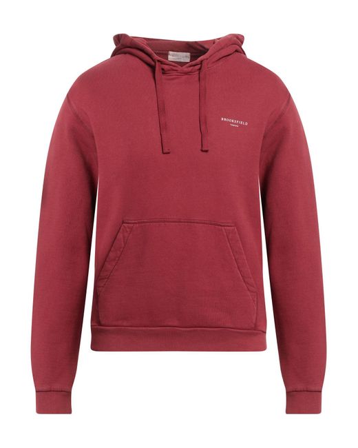 Brooksfield Red Sweatshirt for men