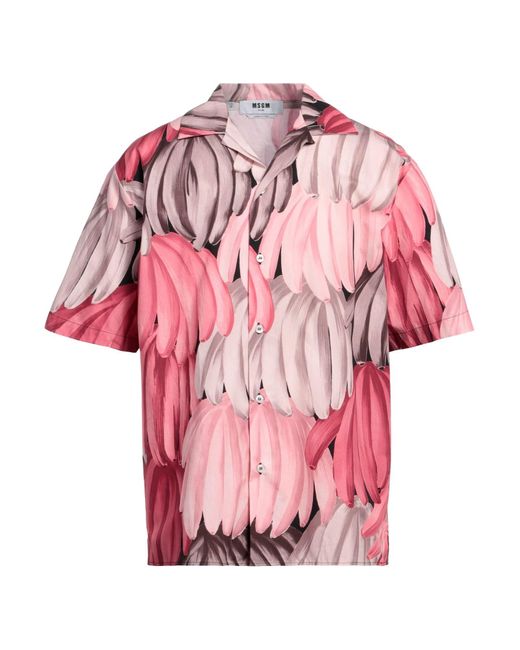 MSGM Pink Shirt for men