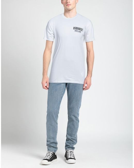 DSquared² White T-shirt for men