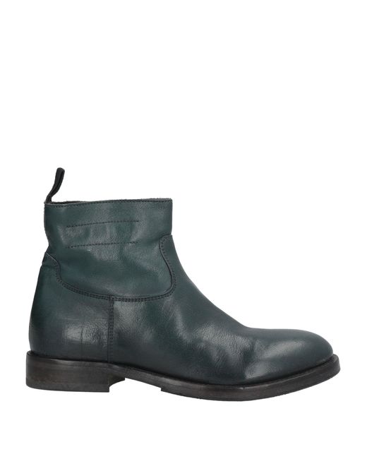 Moma Green Ankle Boots