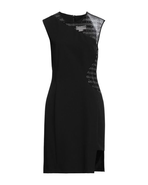 Genny Black Midi Dress Polyester, Elastane, Polyamide