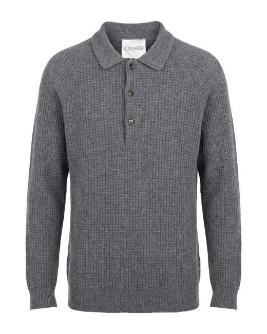 Closed Gray Sweater Wool for men