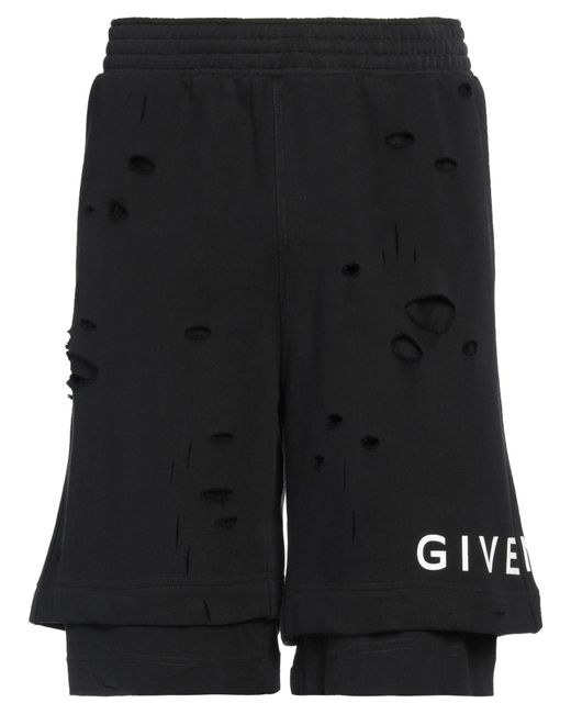 Givenchy Black Shorts & Bermuda Shorts Cotton for men