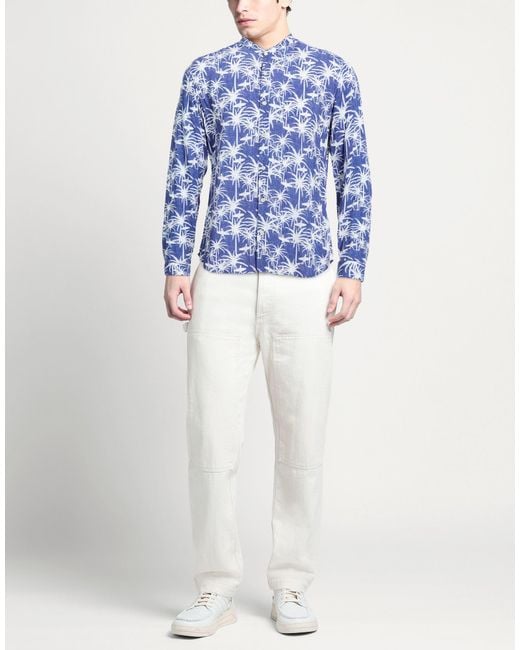 CALIBAN 820 Blue Shirts for men