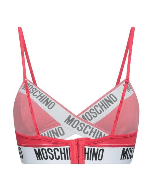 Moschino graphic-print Triangle Cup Bra - Farfetch