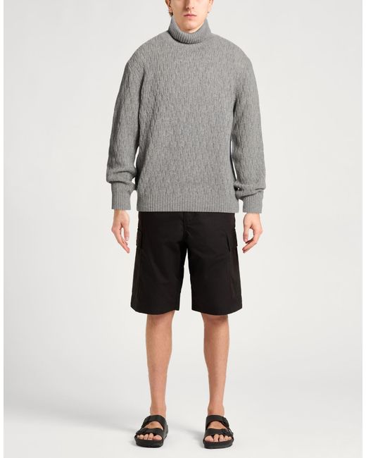 Zanone Gray Turtleneck Alpaca Wool, Virgin Wool for men