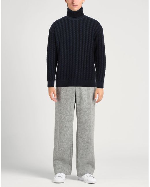 Barena Blue Midnight Turtleneck Wool, Nylon for men