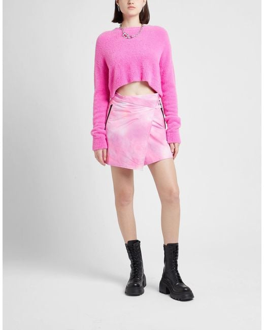 8 by YOOX Pink Mini Skirt