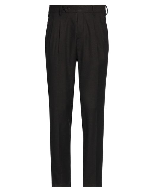 Aglini Black Trouser for men