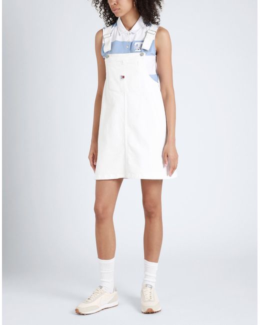 Tommy Hilfiger White Dungarees