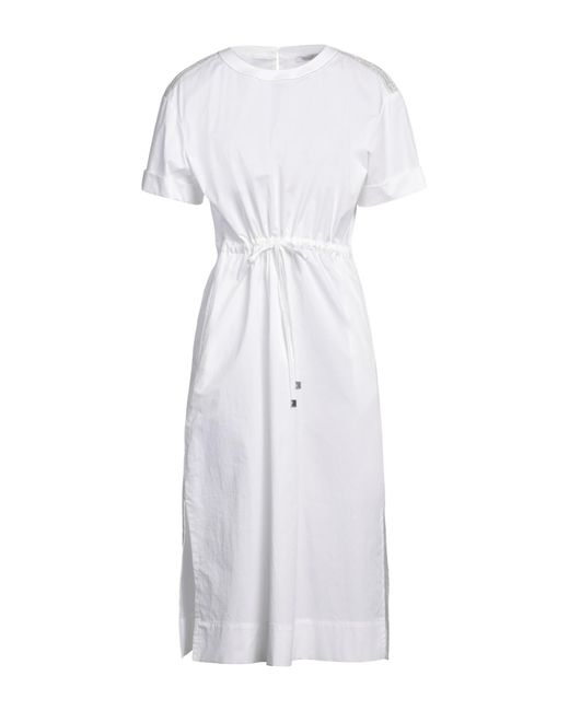 Peserico White Midi Dress
