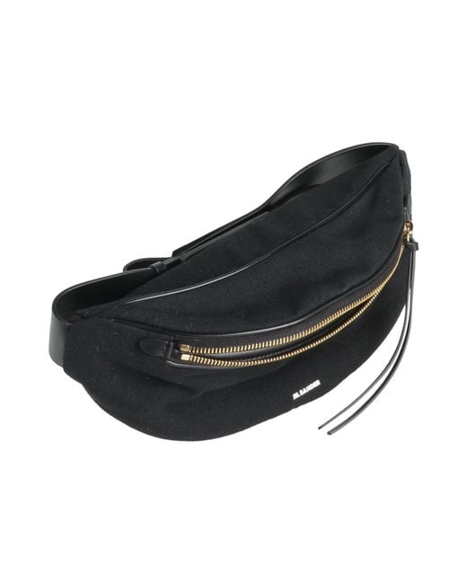 Jil Sander Black Belt Bag Textile Fibers
