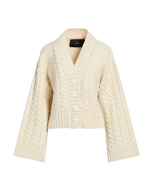 Mr. Mittens Natural Cardigan Wool