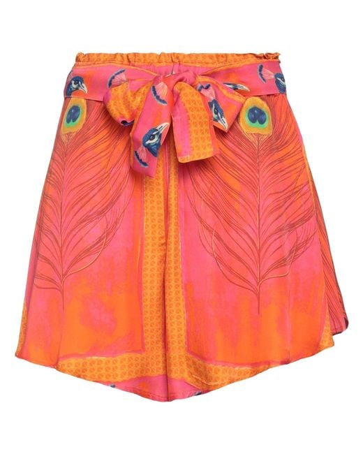 DEPENDANCE Red Shorts & Bermuda Shorts