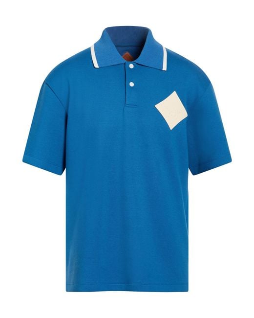 Polo MCM pour homme en coloris Blue