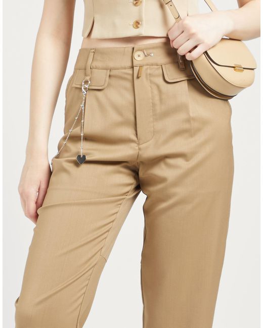High Natural Pants