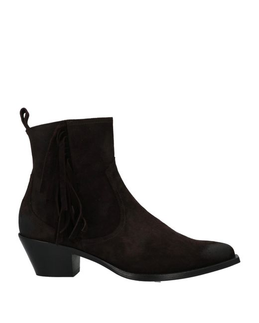 Paola D'arcano Black Ankle Boots