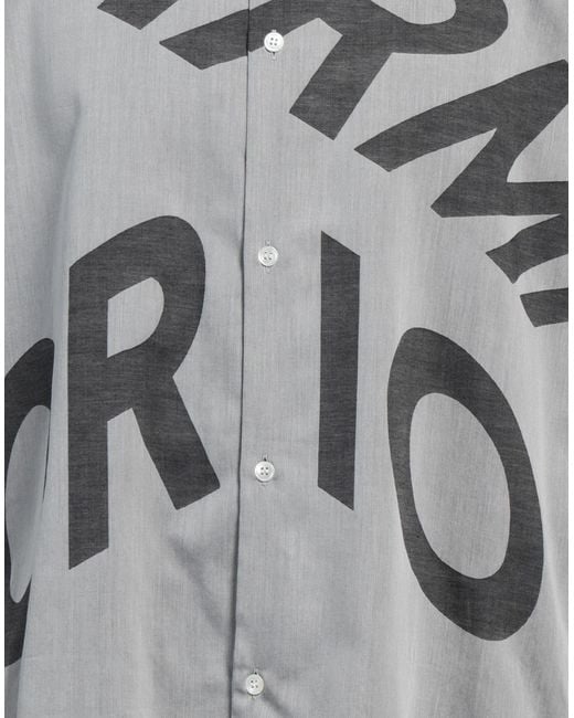 Emporio Armani Hemd in Gray für Herren