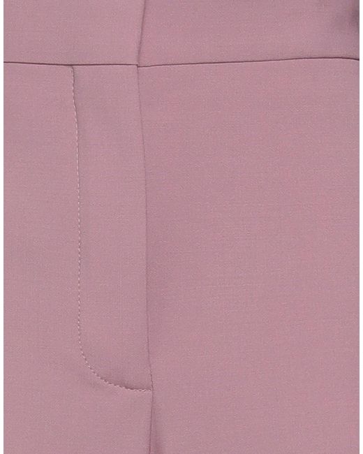 Tory Burch Purple Pants Wool, Elastane