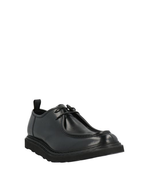 Officine Creative Black Lace-Up Shoes for men