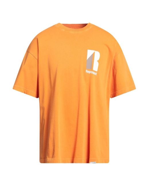 Camiseta Represent de hombre de color Orange