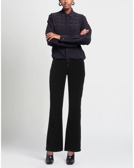 Liu Jo Black Pants Cotton, Elastane
