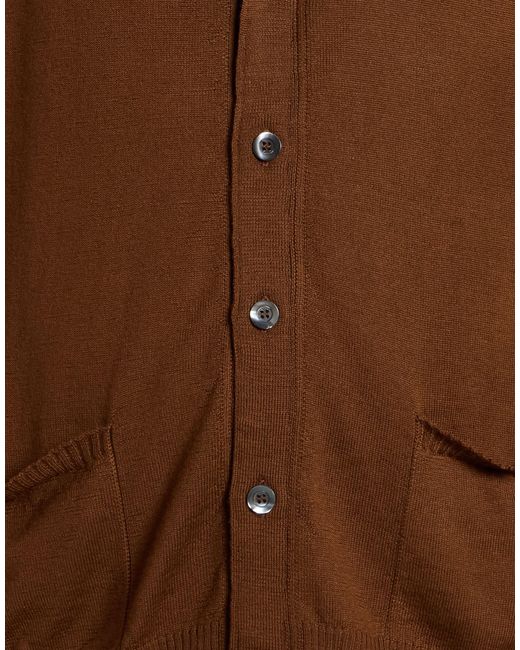 Alpha Studio Brown Cardigans for men