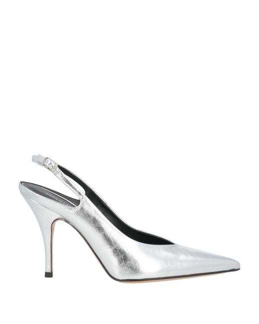 Guglielmo Rotta White Pumps Leather