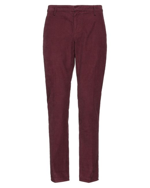 Dondup Purple Deep Pants Cotton, Elastane for men