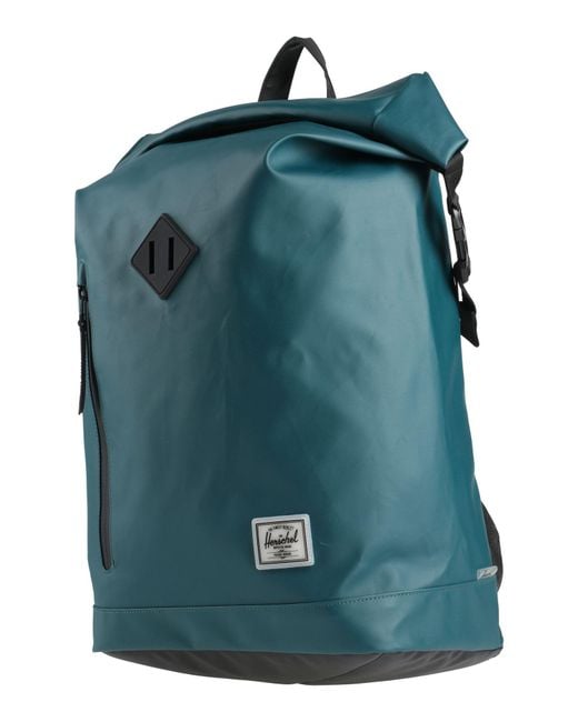Herschel Supply Co. Blue Roll Top Backpack -- Backpack P.E.T. Recycled Polyester, Tpe