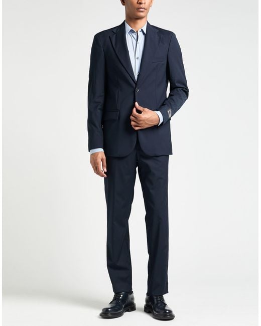 Just Cavalli Blue Suits for men
