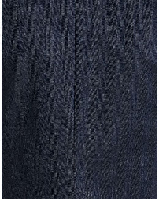 Marella Blue Tailored Vest Viscose, Wool, Polyester, Elastane