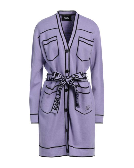 Karl Lagerfeld Purple Strickjacke