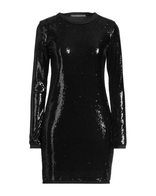 19.70 Nineteen Seventy Black Mini Dress Polyester
