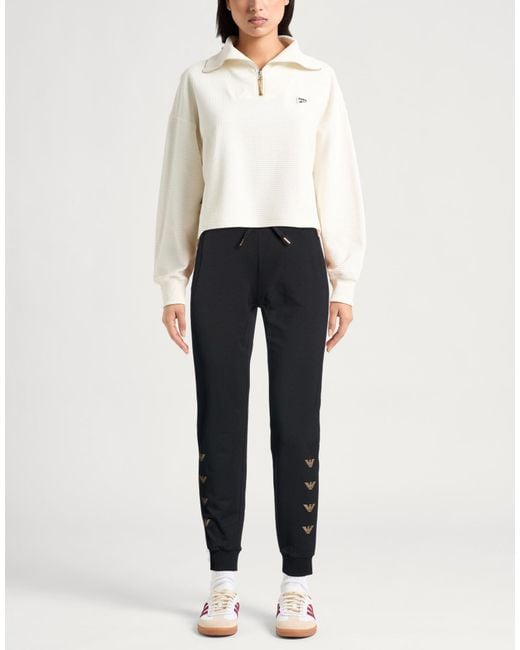 EA7 Blue Pants Organic Cotton, Modal, Elastane