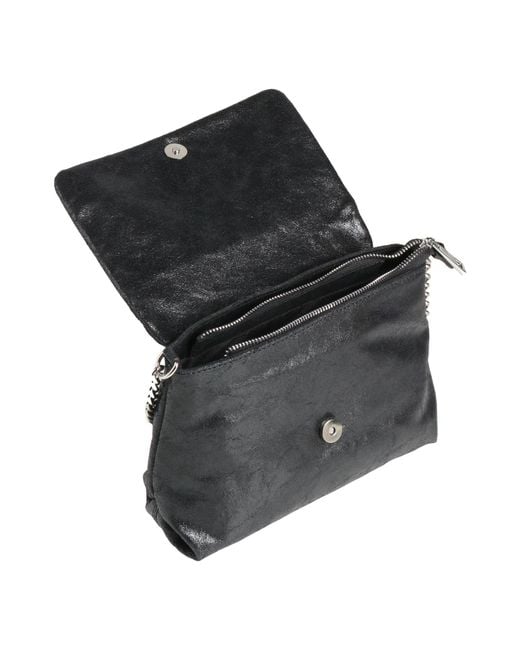 Marc Ellis Black Cross-Body Bag Leather