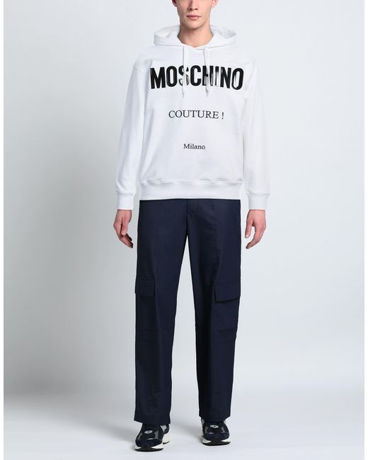 Moschino White Sweatshirt for men