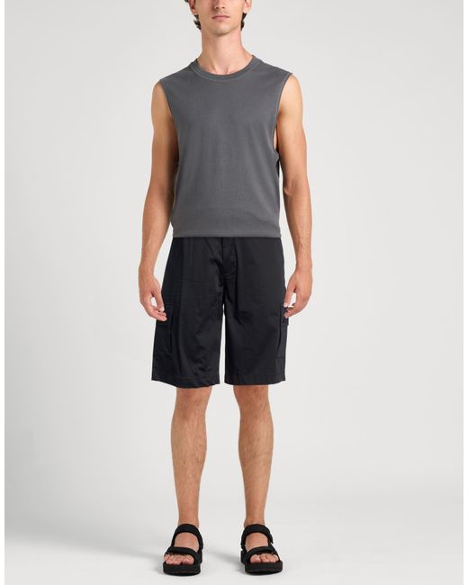 CoSTUME NATIONAL Blue Shorts & Bermuda Shorts Cotton, Elastane for men