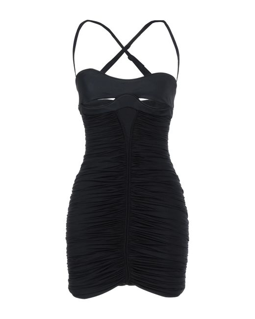 Mugler Black Mini Dress