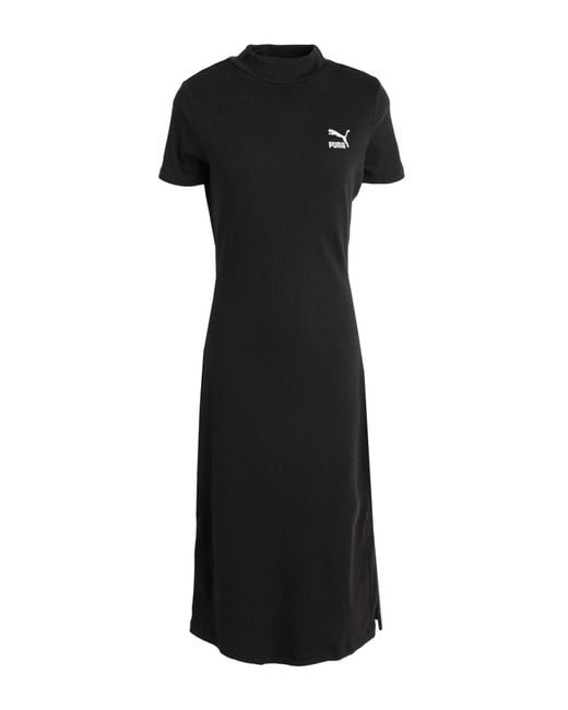 PUMA Black Midi Dress