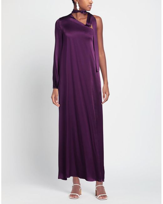1 One Purple Maxi-Kleid