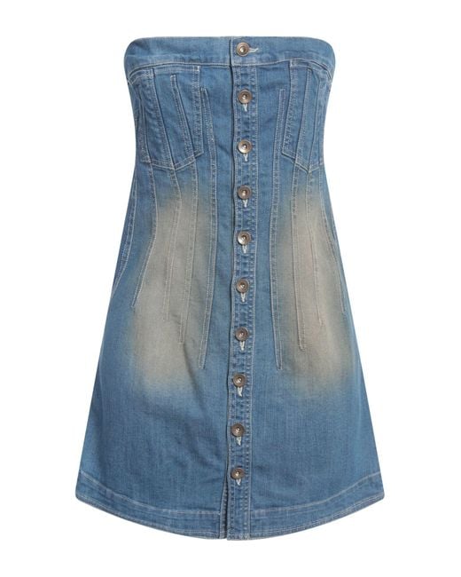 ACT N°1 Blue Mini-Kleid
