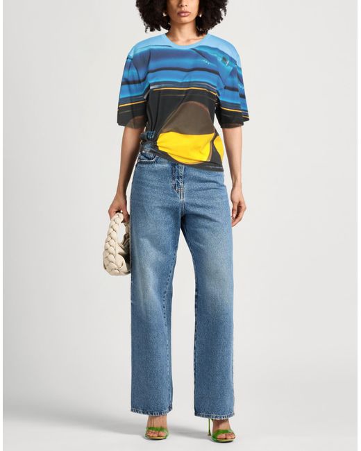 Rabanne Blue T-Shirt Cotton