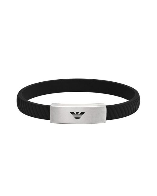 Emporio Armani Black Bracelet for men