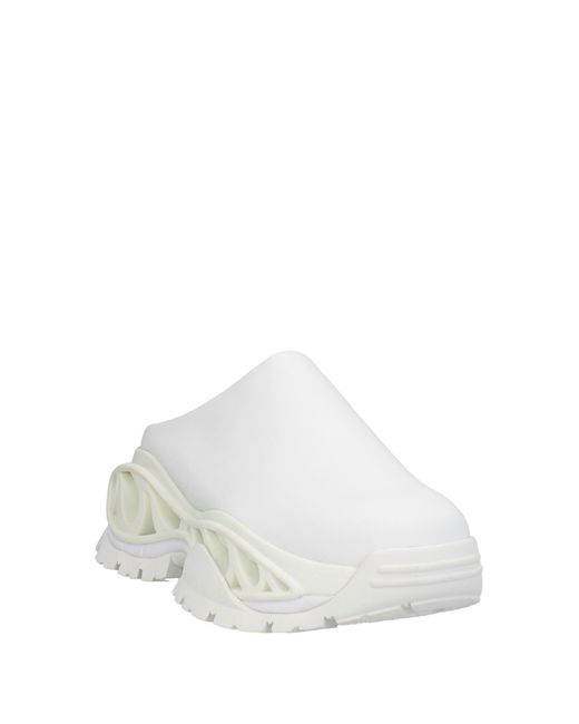 Acupuncture White Mules & Clogs for men