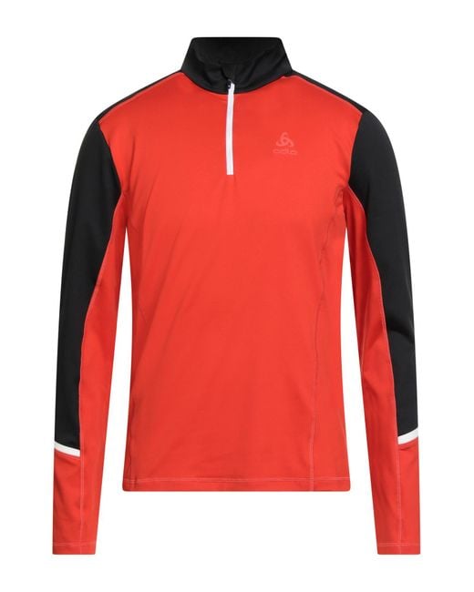 Odlo Sweatshirt in Red für Herren