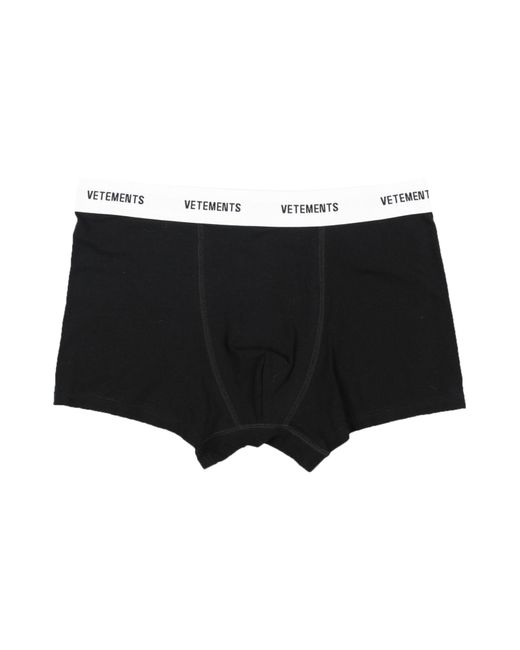 Vetements Boxershorts in Black für Herren